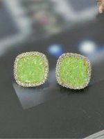 Adornity Green Crystal Stud - K009